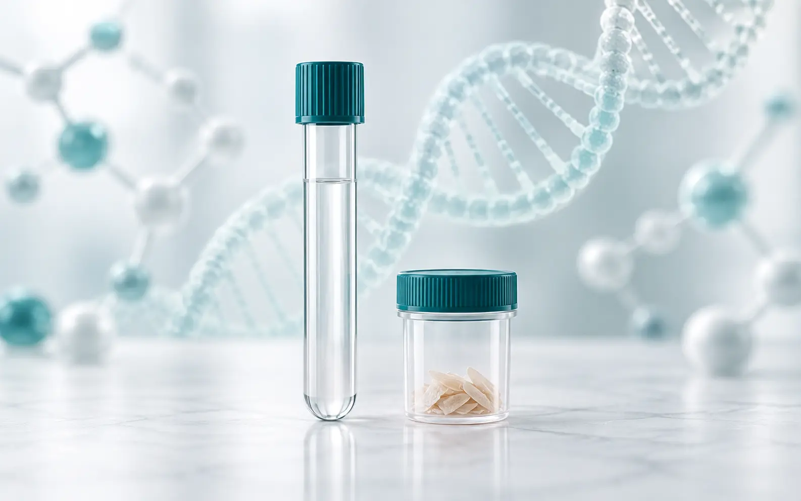 Medical illustration of PCR mycology testing